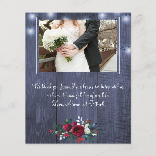 Nieuwsfoto van de kerstbruiloft van het budget (Achterkant)