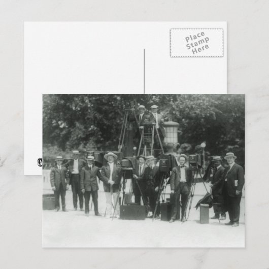  nieuwsfotografen briefkaart (Voorkant / Achterkant)