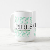 Nieuwsgierig 5W Koffiemok (Voorkant links)