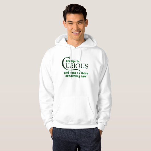 Nieuwsgierig 7W Hoodie (Voorkant volledig)