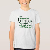 Nieuwsgierig 7W Tri-Blend Shirt (Voorkant)