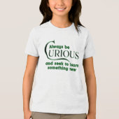 Nieuwsgierig 7W Tri-Blend Shirt (Voorkant)