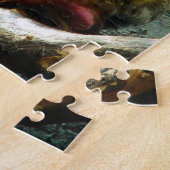 Nieuwsgierig aap legpuzzel (Zijkant)