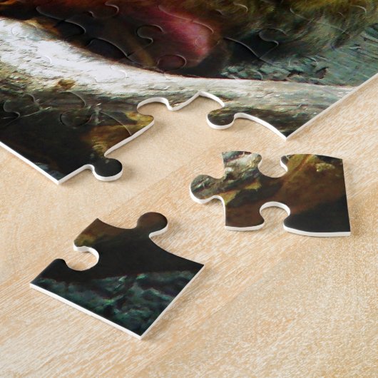 Nieuwsgierig aap legpuzzel (Zijkant)