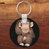 Nieuwsgierig aap sleutelhanger (Voorkant)