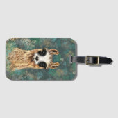 Nieuwsgierig Baby Llama-Bagagelabel Bagagelabel (Voorkant (horizontaal))