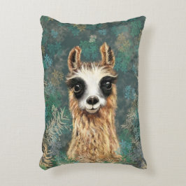 Nieuwsgierig Baby Llama - Zoet Accent Kussen