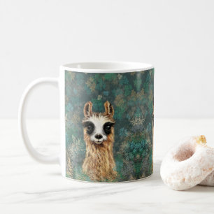 Nieuwsgierig Baby Llama - Zoet Koffiemok