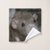 nieuwsgierig bad handdoek (Wasdoekje)