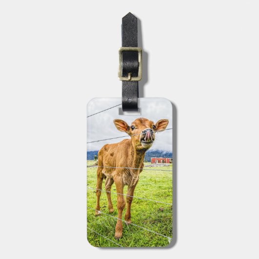 Nieuwsgierig Bagagelabel (Voorkant verticaal)