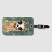 Nieuwsgierig Bagagelabel Llama - Fun (Voorkant (horizontaal))