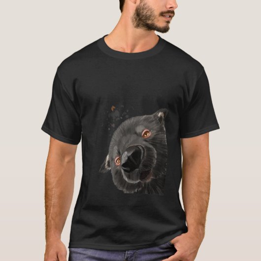 Nieuwsgierig Binturong T-shirt (Voorkant)