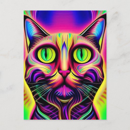 nieuwsgierig briefkaart (Voorkant)