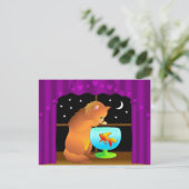 nieuwsgierig briefkaart (Staand voorkant)