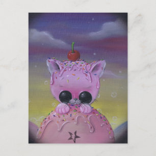 nieuwsgierig briefkaart