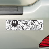 nieuwsgierig bumpersticker (Op auto)