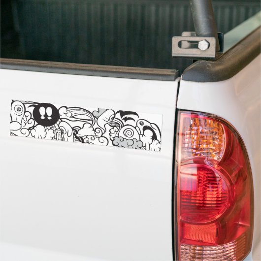 nieuwsgierig bumpersticker (Op Truck)