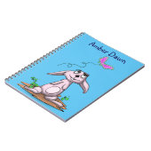 Nieuwsgierig Bunny Notitieboek (Linkerzijde)