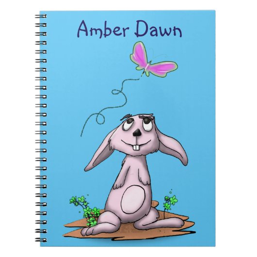 Nieuwsgierig Bunny Notitieboek (Voorkant)