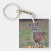 Nieuwsgierig Deer Sleutelhanger (Voorkant)