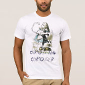 Nieuwsgierig en curiouser t-shirt (Voorkant)