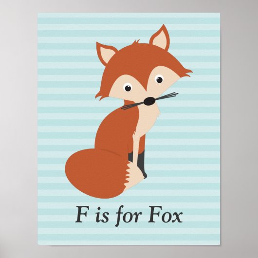 Nieuwsgierig Fox Poster (Voorkant)