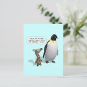 Nieuwsgierig Giraffe Baby Briefkaart (Staand voorkant)