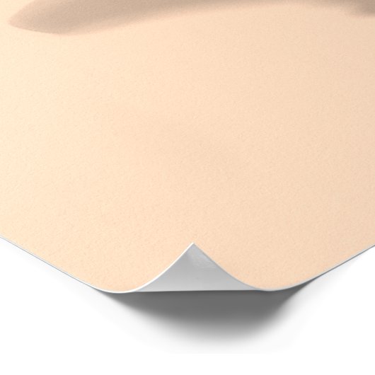 Nieuwsgierig Giraffe Baby Poster (Hoek)