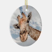 Nieuwsgierig Giraffe Keramisch Ornament (Rechts)