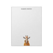 Nieuwsgierig Giraffe Notitieblok (Linkerzijde)