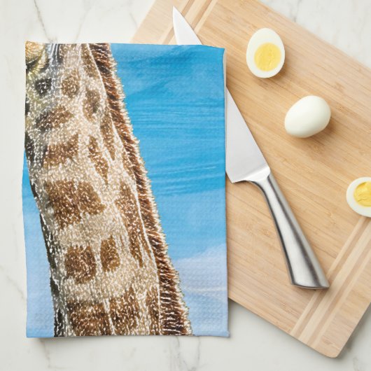 Nieuwsgierig Giraffe Theedoek (Quarter Fold)