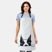 Nieuwsgierig hond Schort (Gedragen)