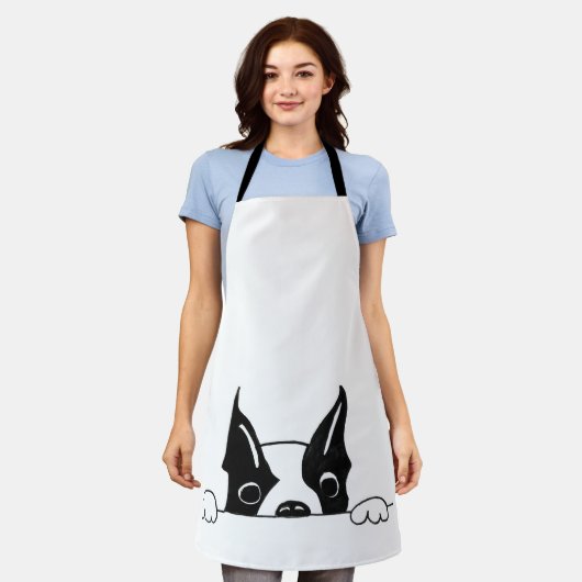 Nieuwsgierig hond Schort (Gedragen)