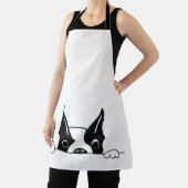 Nieuwsgierig hond Schort (Insitu)