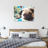 nieuwsgierig jong huisdier canvas afdruk (Insitu (Slaapkamer))