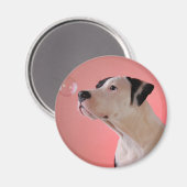 Nieuwsgierig jong magneet (Voorkant / Achterkant)