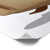 Nieuwsgierig Jongen Leeravonturen Comic AI Art Poster (Hoek)