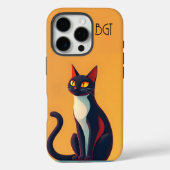 Nieuwsgierig kat Case-Mate iPhone case (Achterkant)