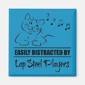 Nieuwsgierig kat gemakkelijk verstoord door Lap St Magneet (Voorkant)