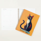 Nieuwsgierig kat planner (Display)