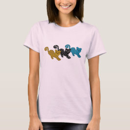 Nieuwsgierig kat t-shirt