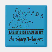 Nieuwsgierig katje dat gemakkelijk verstoord wordt magneet (Voorkant)