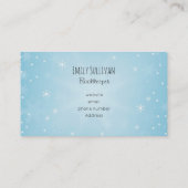 Nieuwsgierig keukenkat in een rode kerstbak visitekaartje (Achterkant)