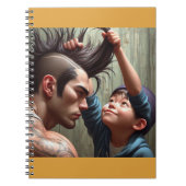 Nieuwsgierig Kind & Mohawk Notitieboek (Voorkant)