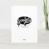 Nieuwsgierig lil draak verjaardag kaart (Achterkant)