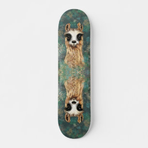 Nieuwsgierig Llama Skateboard Funny