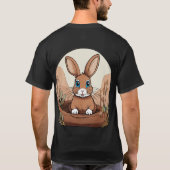 Nieuwsgierig Meerkat Guard T-shirt ontwerp (Achterkant)