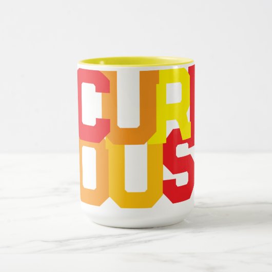 nieuwsgierig mok (Midden)