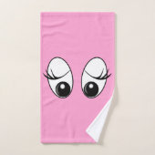 Nieuwsgierig Ogen Roze Badhanddoeken - Kies kleur Bad Handdoek (Handdoek)