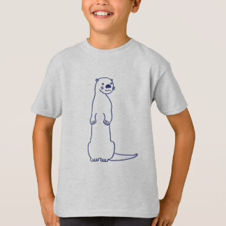 Nieuwsgierig Otter T-Shirt